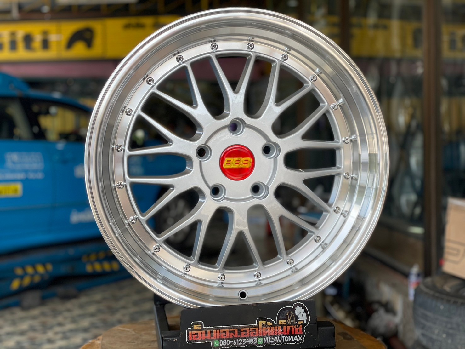 #ล้อแม็กซ์ขอบ18 #BBS_LMR 18x8.5 ET33 5x120 18x9.5 ET35 5x120 SIL