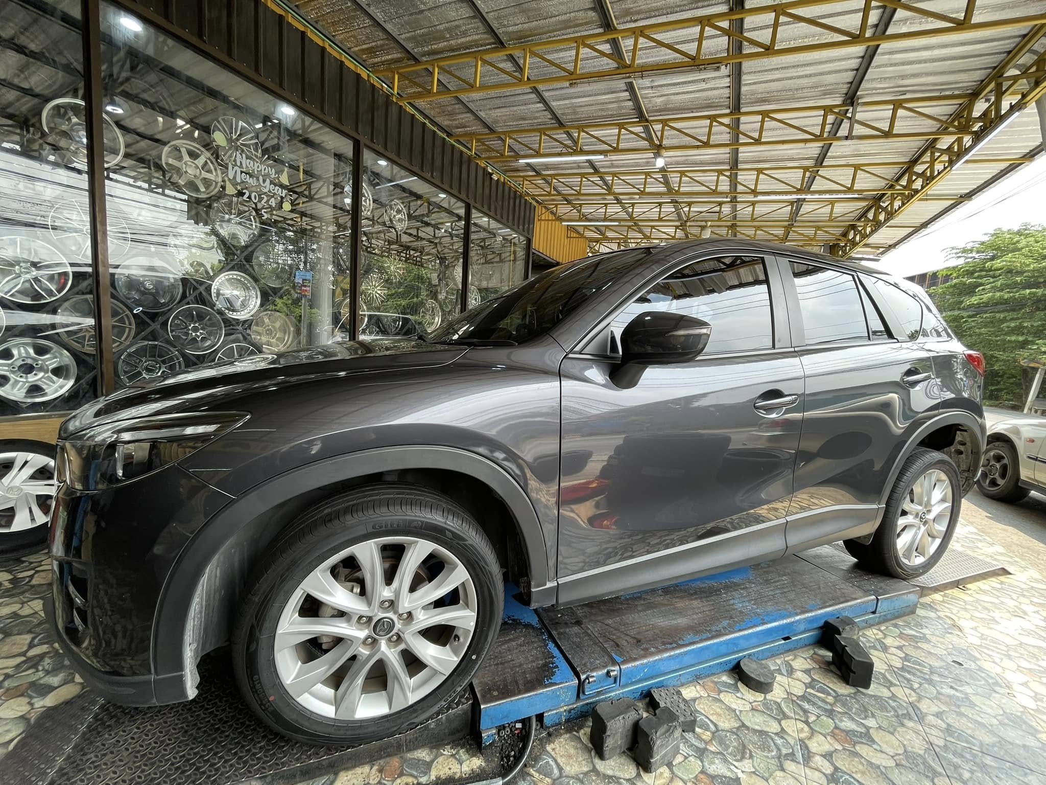 MAZDA_CX5🛞 เปลี่ยนยาง #GITI_Comfort225V1_235/50R19 #บริการตั้งศูนย์ล้อ