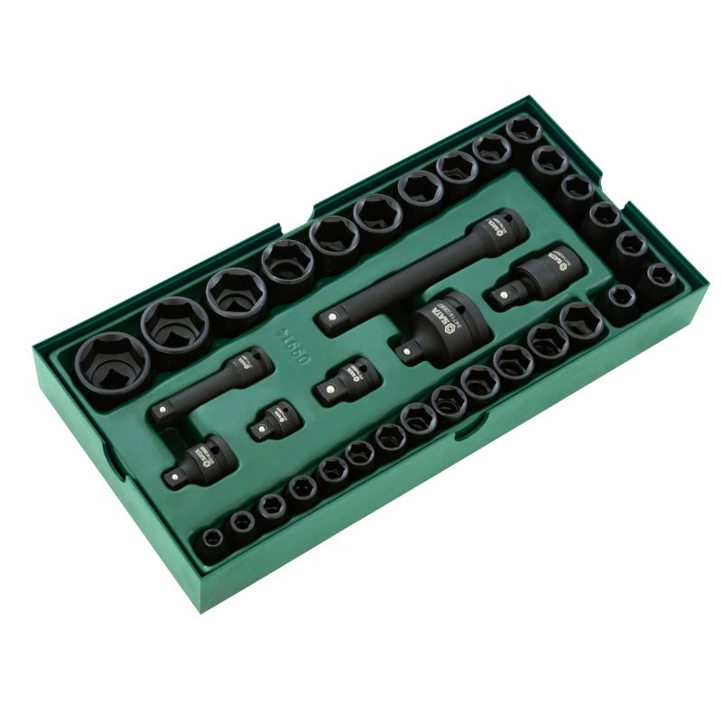 ชุดลูกบล็อก ขนาด 3/8" ,1/2" 36 ชิ้น No.09914 SATA