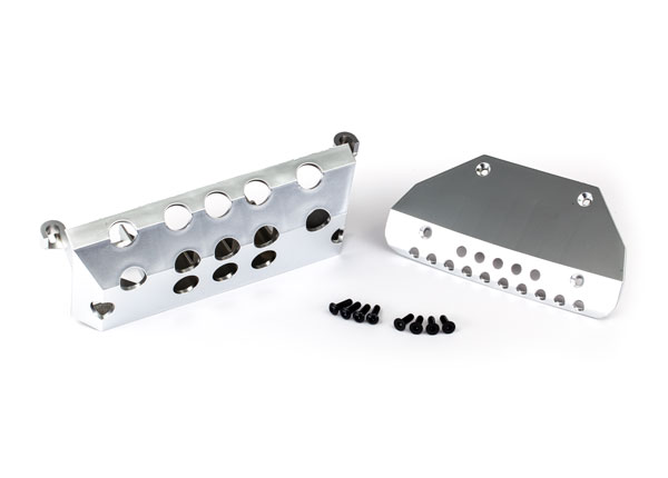 8835 Skid plates, Mercedes-Benz® G 63®, front & rear (satin-plated finish)/ 3x10 CCS (4)/ 3x10 BCS (4)