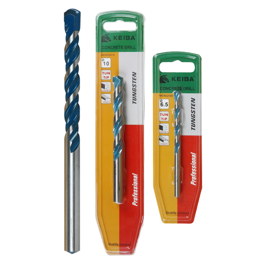 ดอกสว่านเจาะคอนกรีต ขนาด 3.0mm. - 14.0mm. No.KE-4302 KEIBA