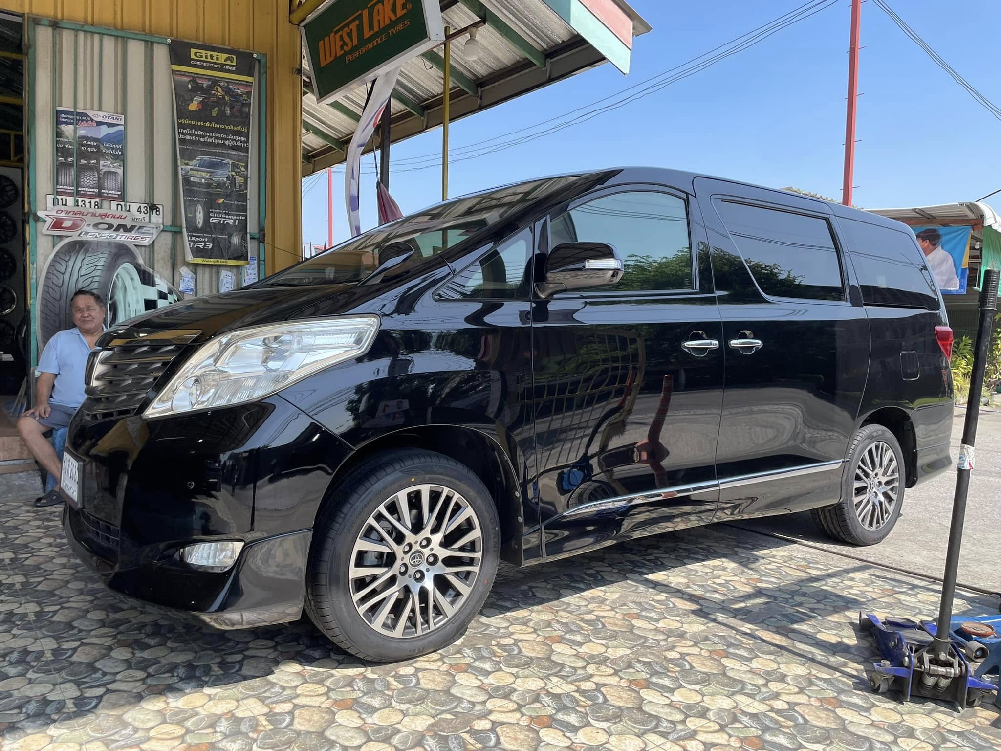 🚘 #TOYOTA_ALPHARD🛞เปลี่ยนยาง #OTANI #KC2000 235/50R18