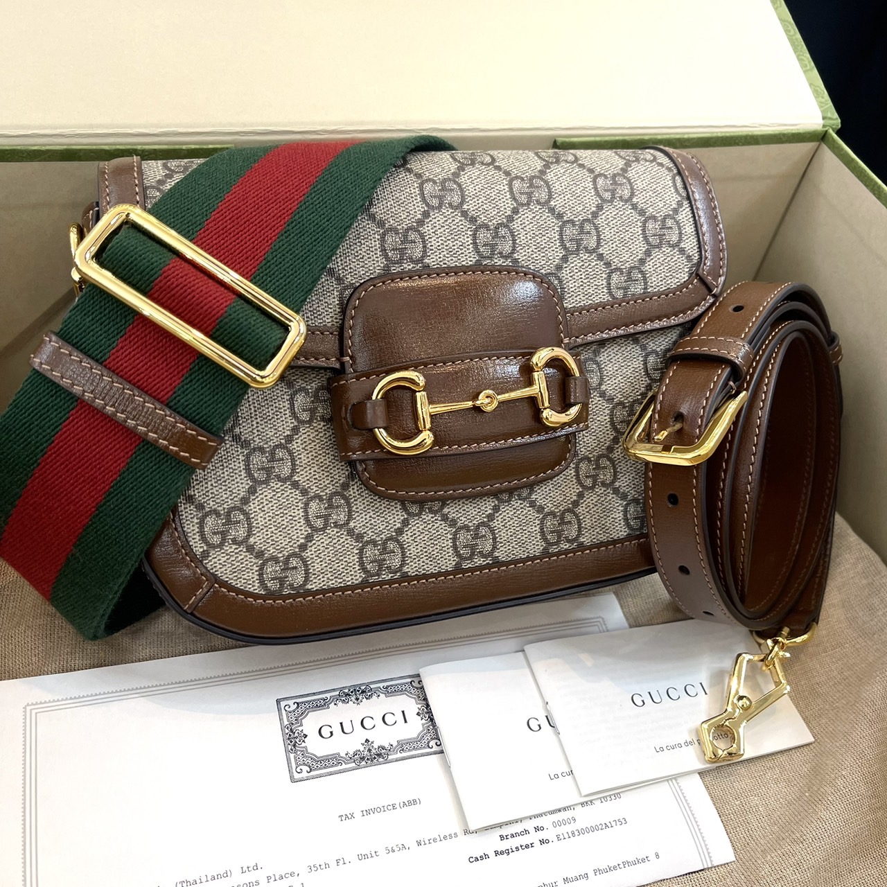 Gucci horsebit mini 1955 มือสอง
