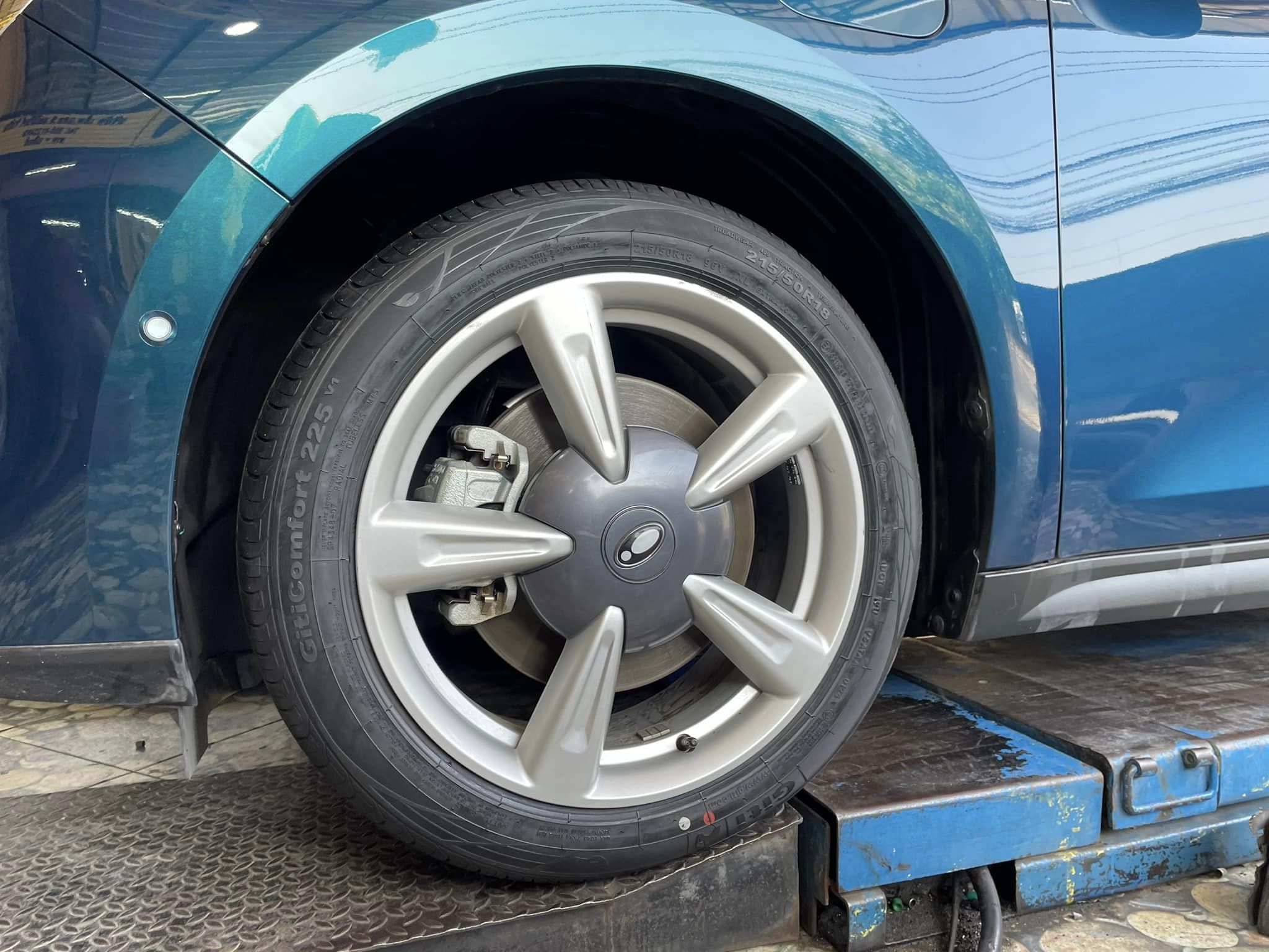 #ORA_Goodcat เปลี่ยนยาง ยางใหม่ #GITI #Comfort225v1 #215/50R18 ยางใหม่ปี2024