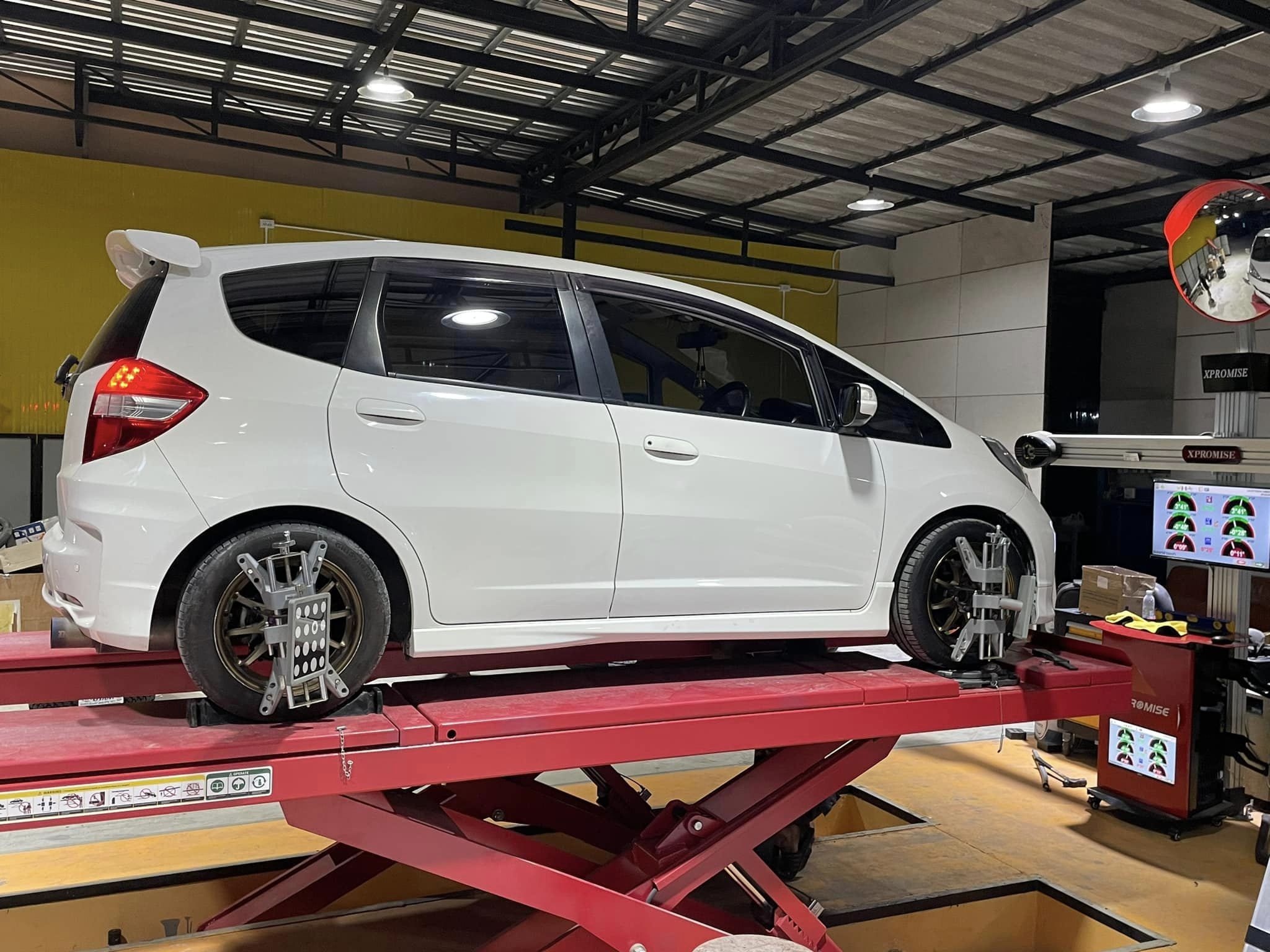 🚘 #Honda_Jazz 🛞 #ติดตั้งยางจีที 🛞#Giti Synergy H2 195/55R15 ยางใหม่ปี2024