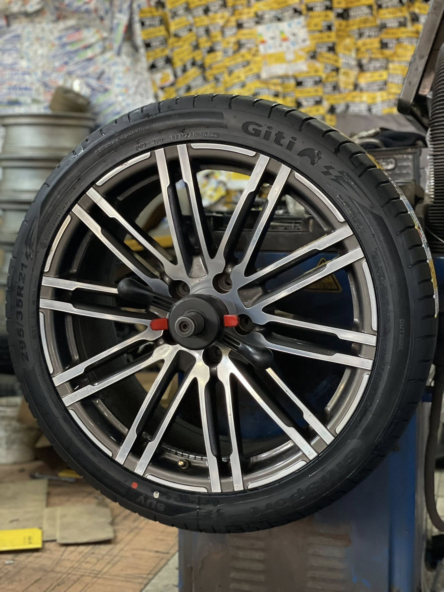 PORSCHE_CAYENNE เปลี่ยนยาง 💫 #GITI_Sport_S2_295/35R21