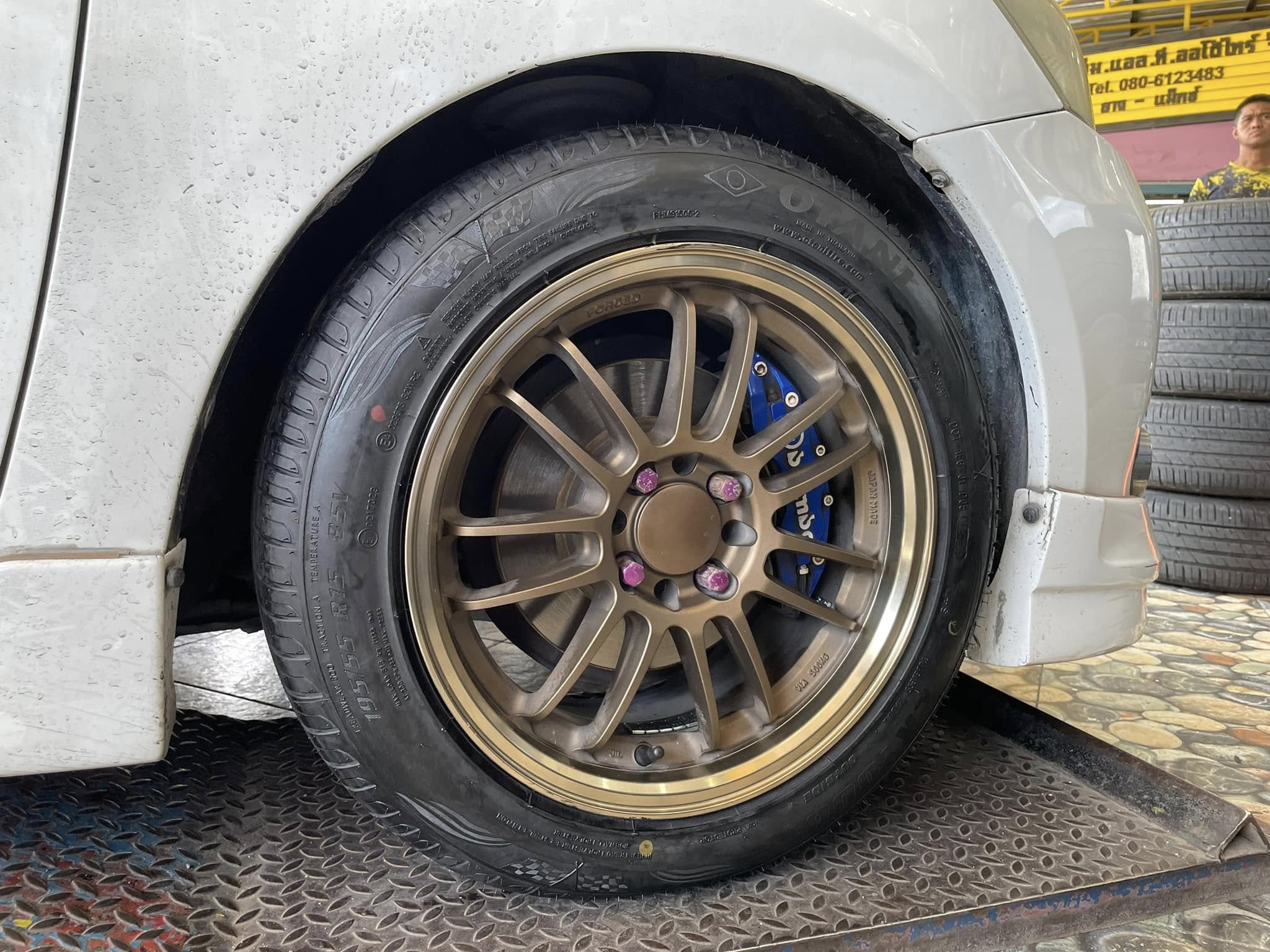 🚘 #TOYOTA_VIOS🛞เปลี่ยนยาง #OTANI #EK1000 195/55R15