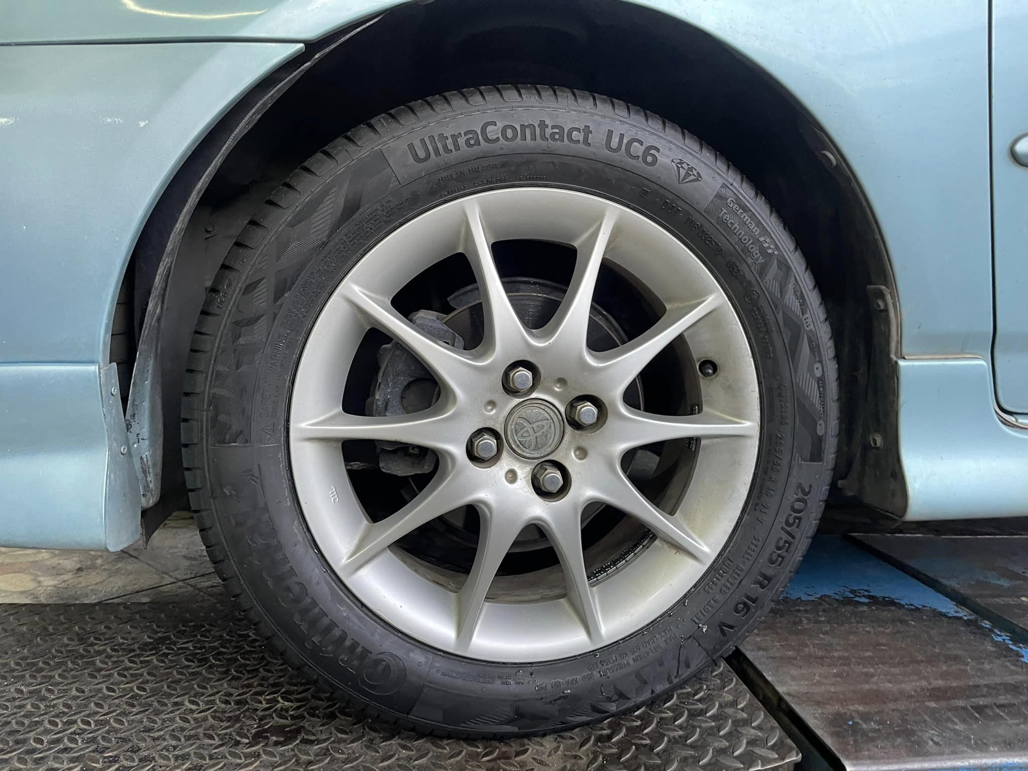 #TOYOTA_ALTIS 🚘เปลี่ยนยาง 💫 🛞#Continental_UltraContactUC6_205/55R16