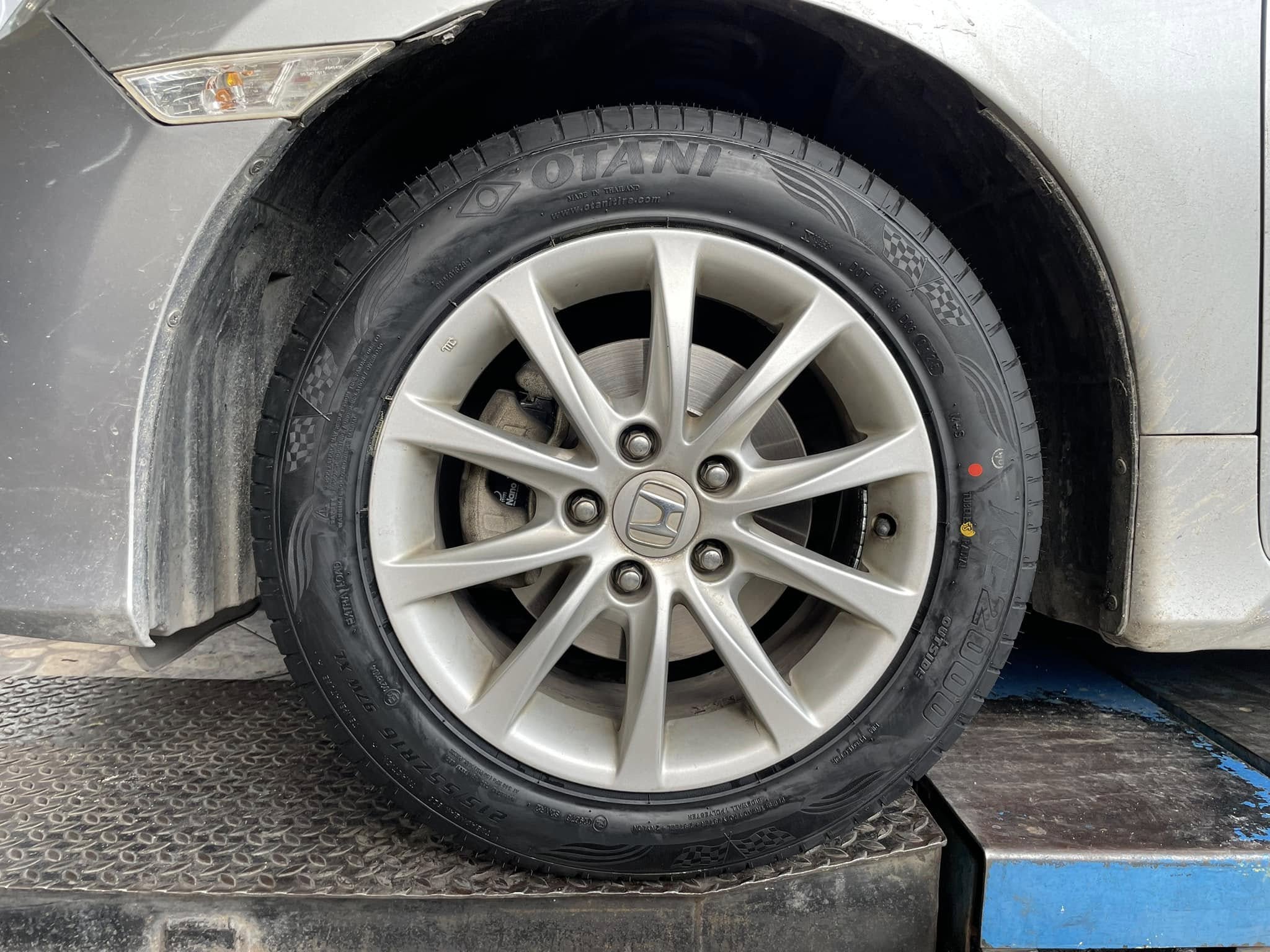 🚘 #HONDA_CIVIC🛞 เปลี่ยนยางโอตานิ #OTANI #KC2000 #215/55R16