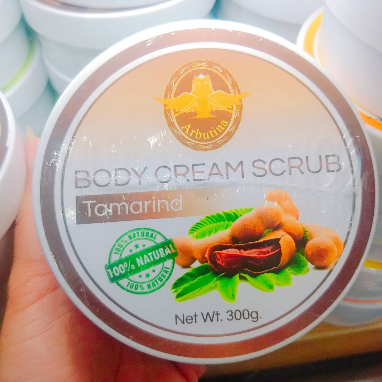 Body cream scrub