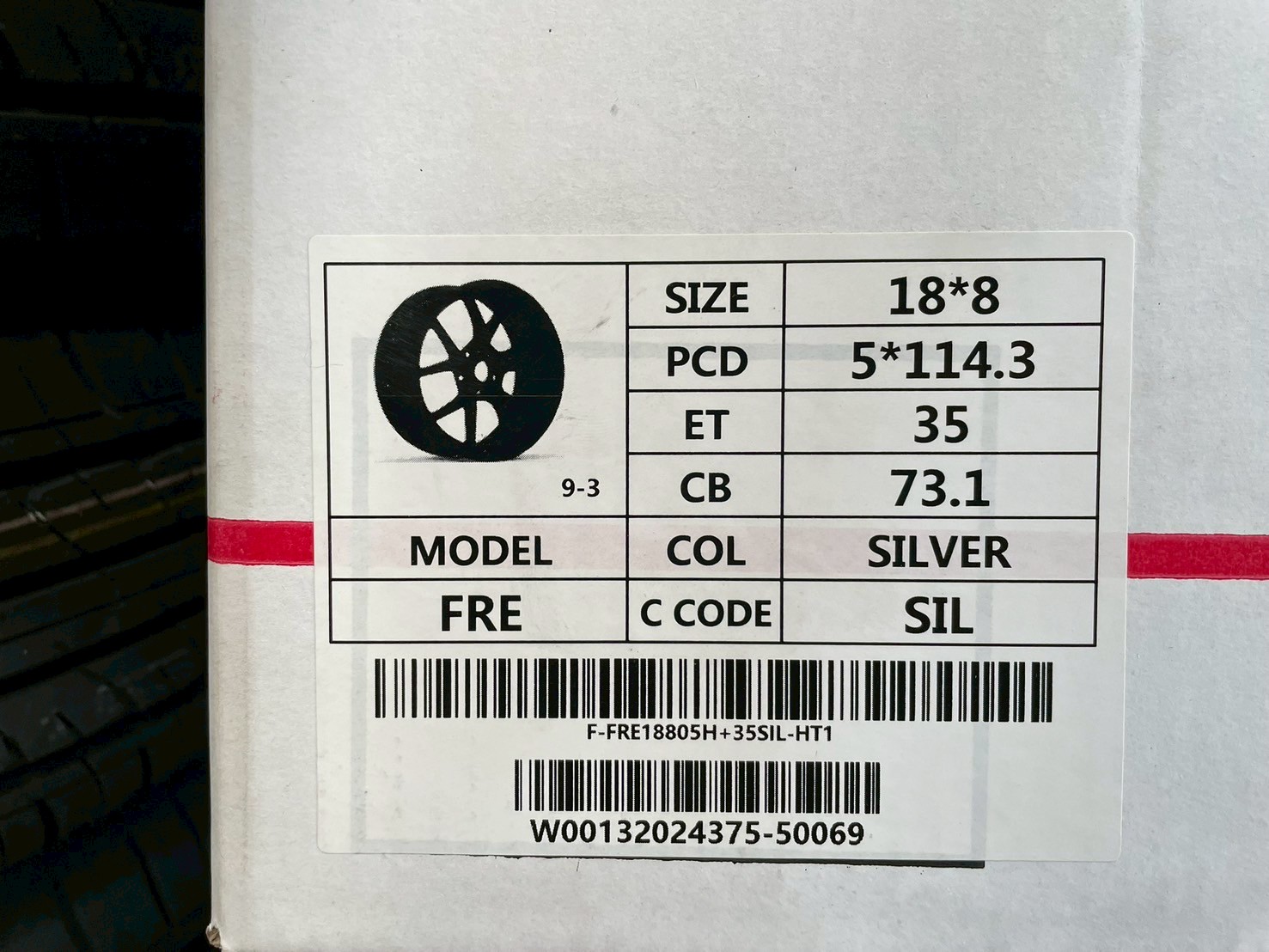 ล้อแม็กซ์ใหม่ Emotion R รุ่น FRE ขอบ 18x8 ET35 PCD 5x114.3 สีซิลเวอร์