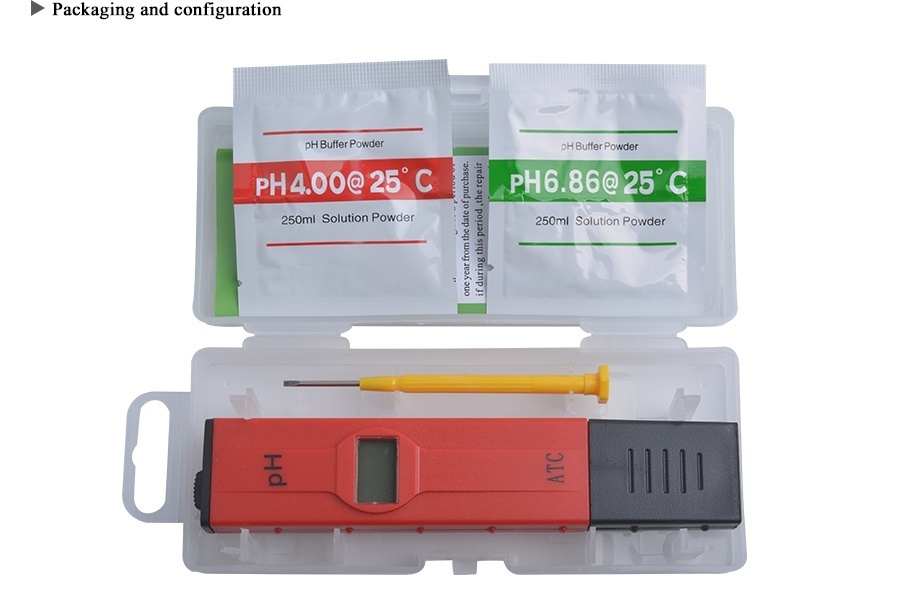 PH Meter ปากกาวัดค่า PH วัดระดับกรด-ด่าง ความแม่นยำสูง (Automatic Timperature Control)
