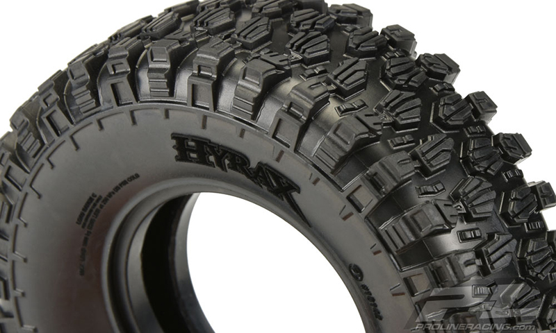 PRO-10142-14 Class 1 Hyrax 1.9" (4.19" OD) G8 Rock Terrain Truck Tires for Front or Rear 1.9" Crawler