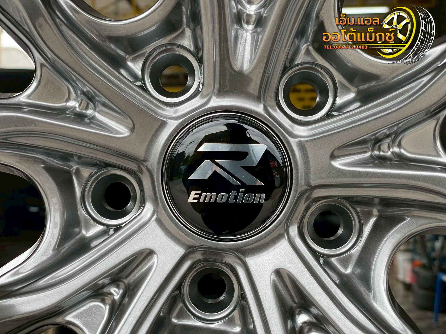 ล้อแม็กซ์ใหม่ขอบ18 #EMOTION-R Model #P01 18x8 ET35 5x114.3 สีบรอนซ์ซิลเวอร์