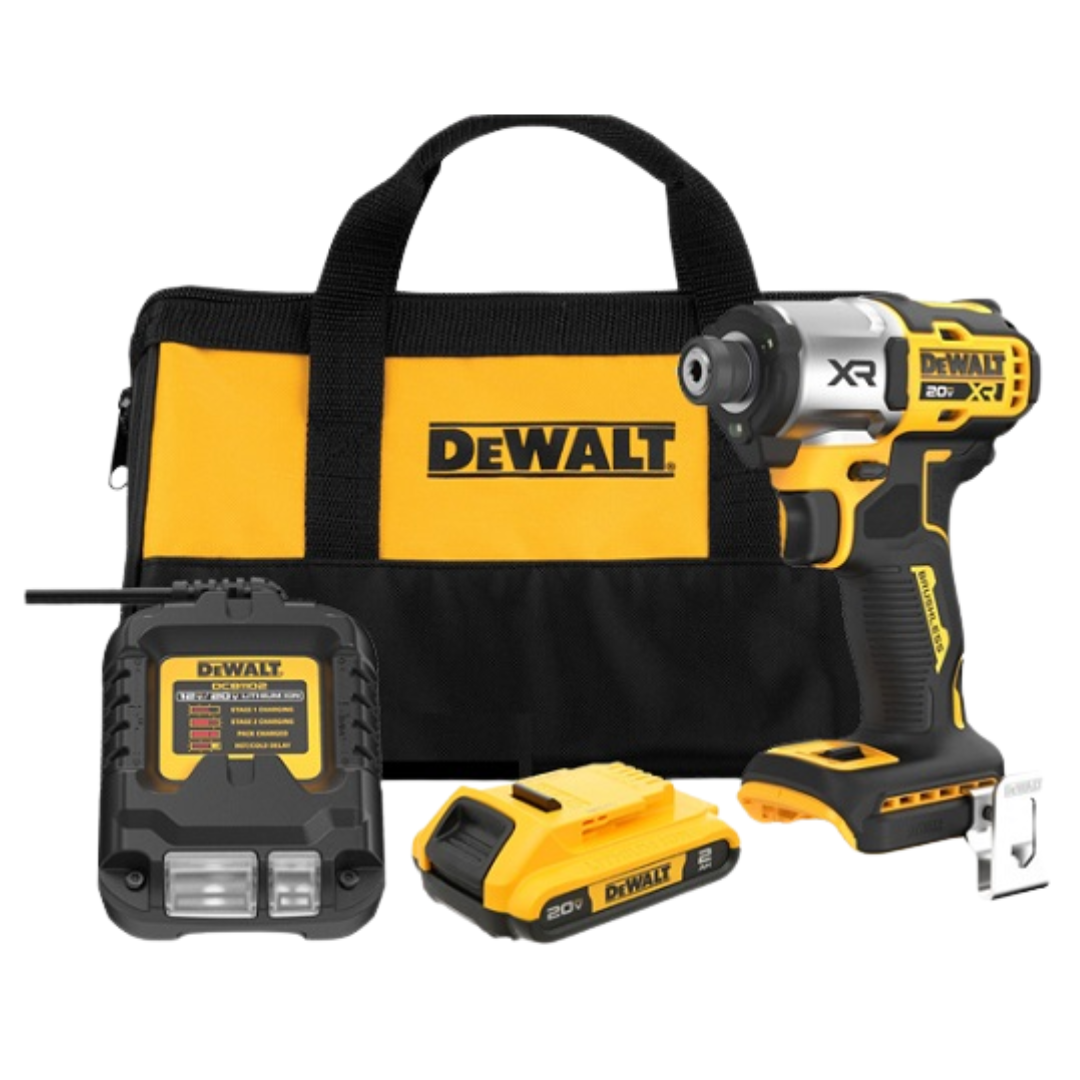 ชุดไขควงกระแทกไร้สาย XR 20V Max No.DCF845D1A-B1 DEWALT (พร้อมแบตเตอรี่เเละแท่นชาร์จ)