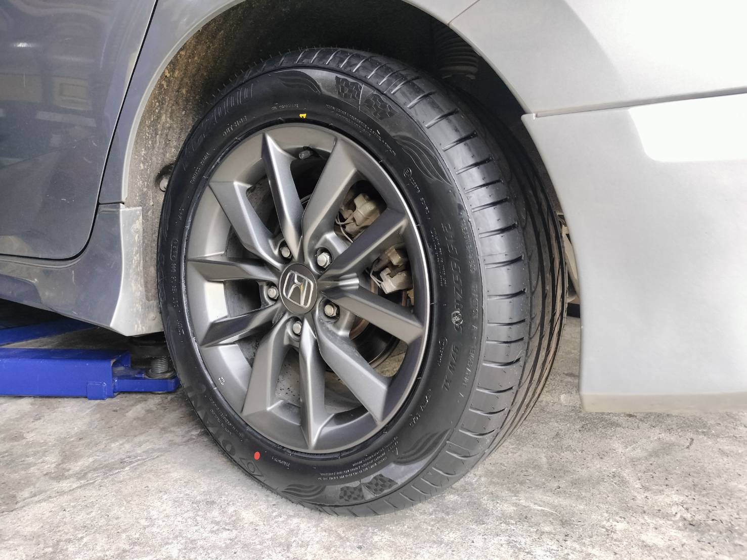 🚘#HONDA_CIVIC เปลี่ยนยาง 🛞 #OTANI_KC2000_215/55R16