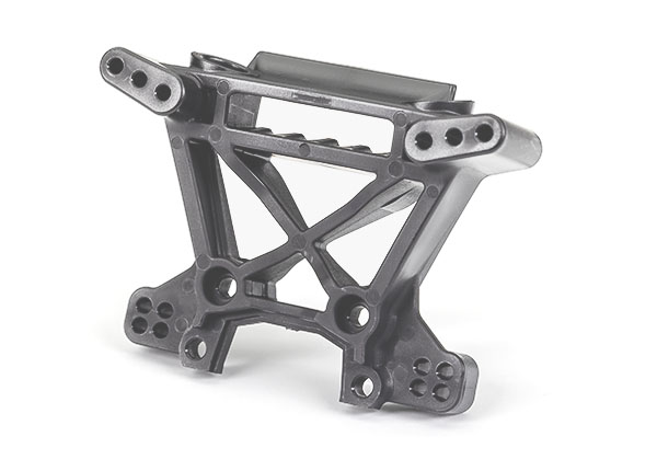 9038-GRAY Shock tower, front, extreme heavy duty, gray (for use with #9080 upgrade kit)