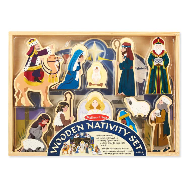 Melissa & Doug รุ่น 13858 ตุ๊กตาคริสต์มาส วันเกิดพระเยซู ส่งเสริมจินตนาการ ของเล่นจำลอง Jesus เยซู พระเยซู