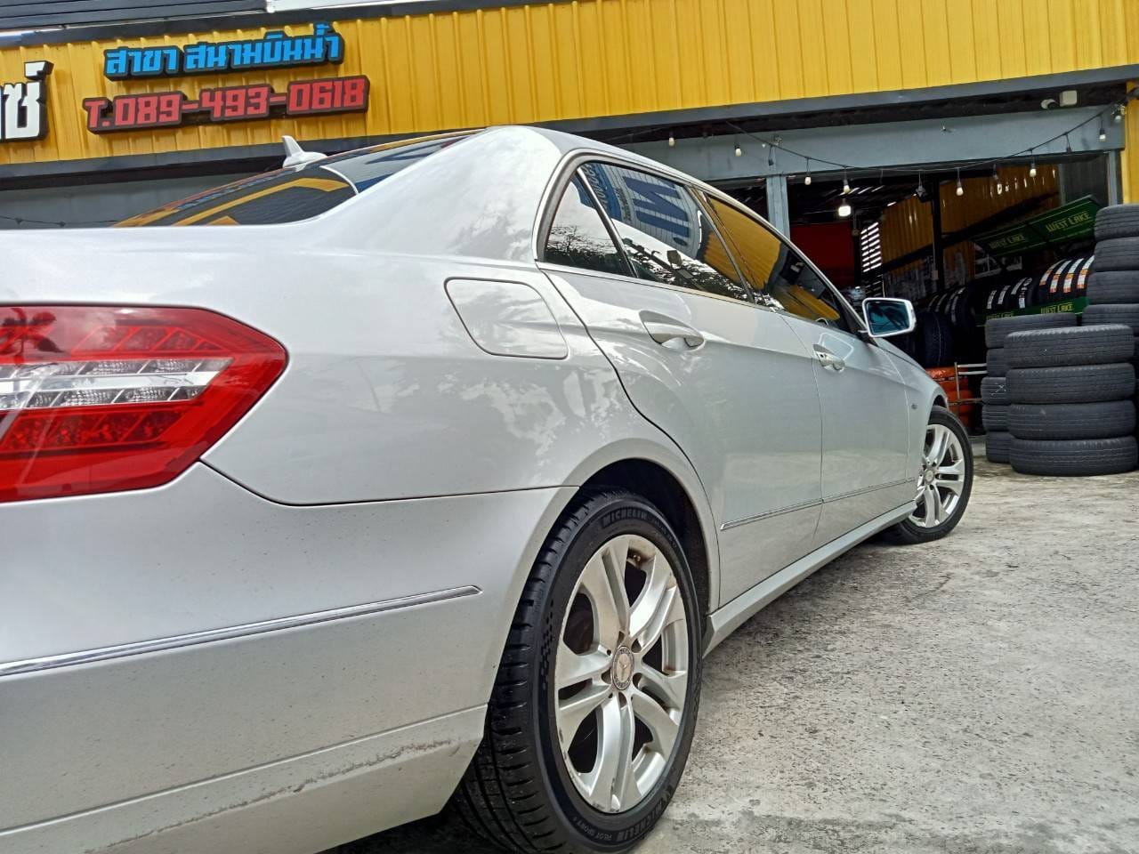 BENZ_E250 เปลี่ยนยาง🛞 #MICHELIN_PILOTSPORT5_245/45R17