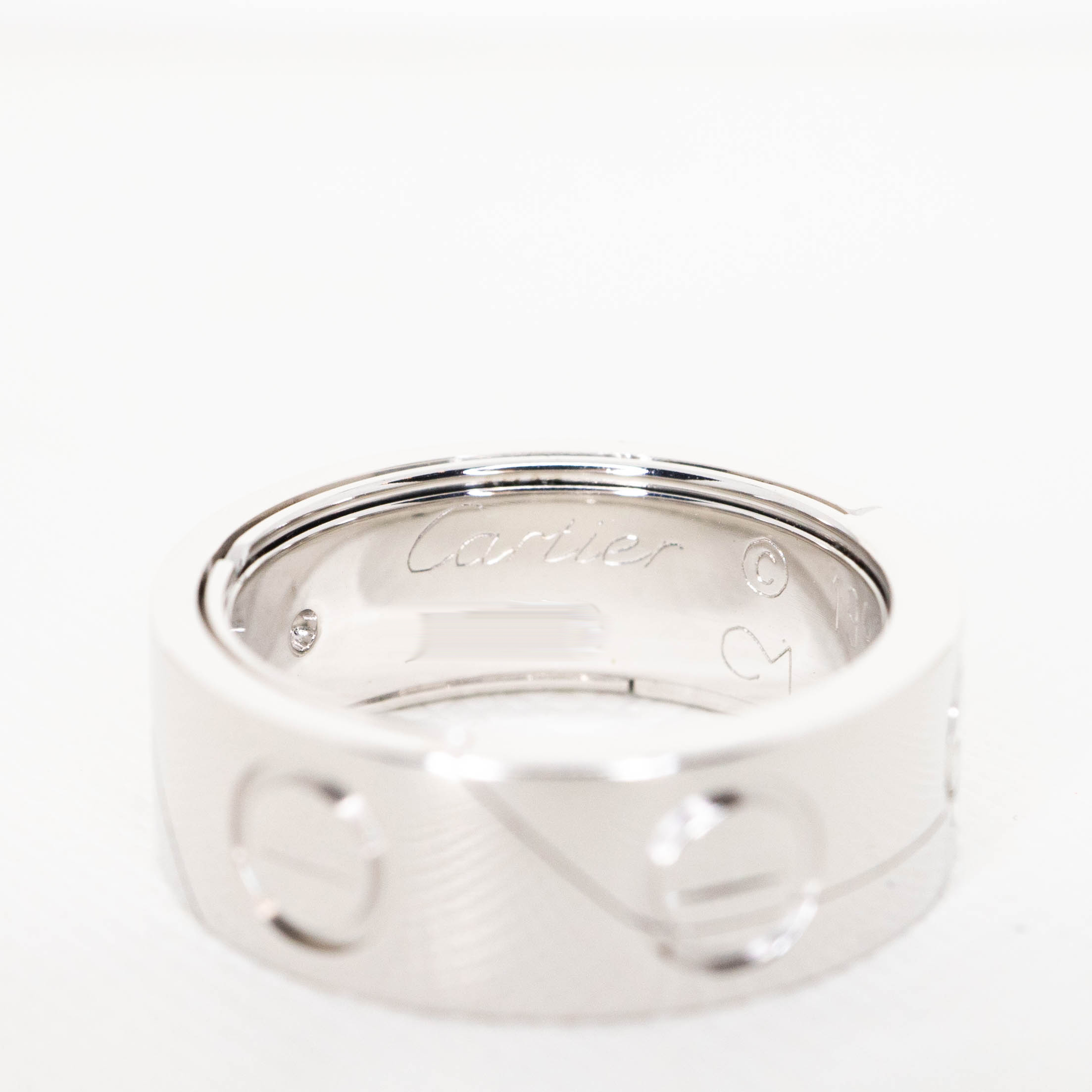 แหวน Cartier Astro love ring (Pendent) Limited Edition ทองขาว18K ไซส์ 51# (Used)
