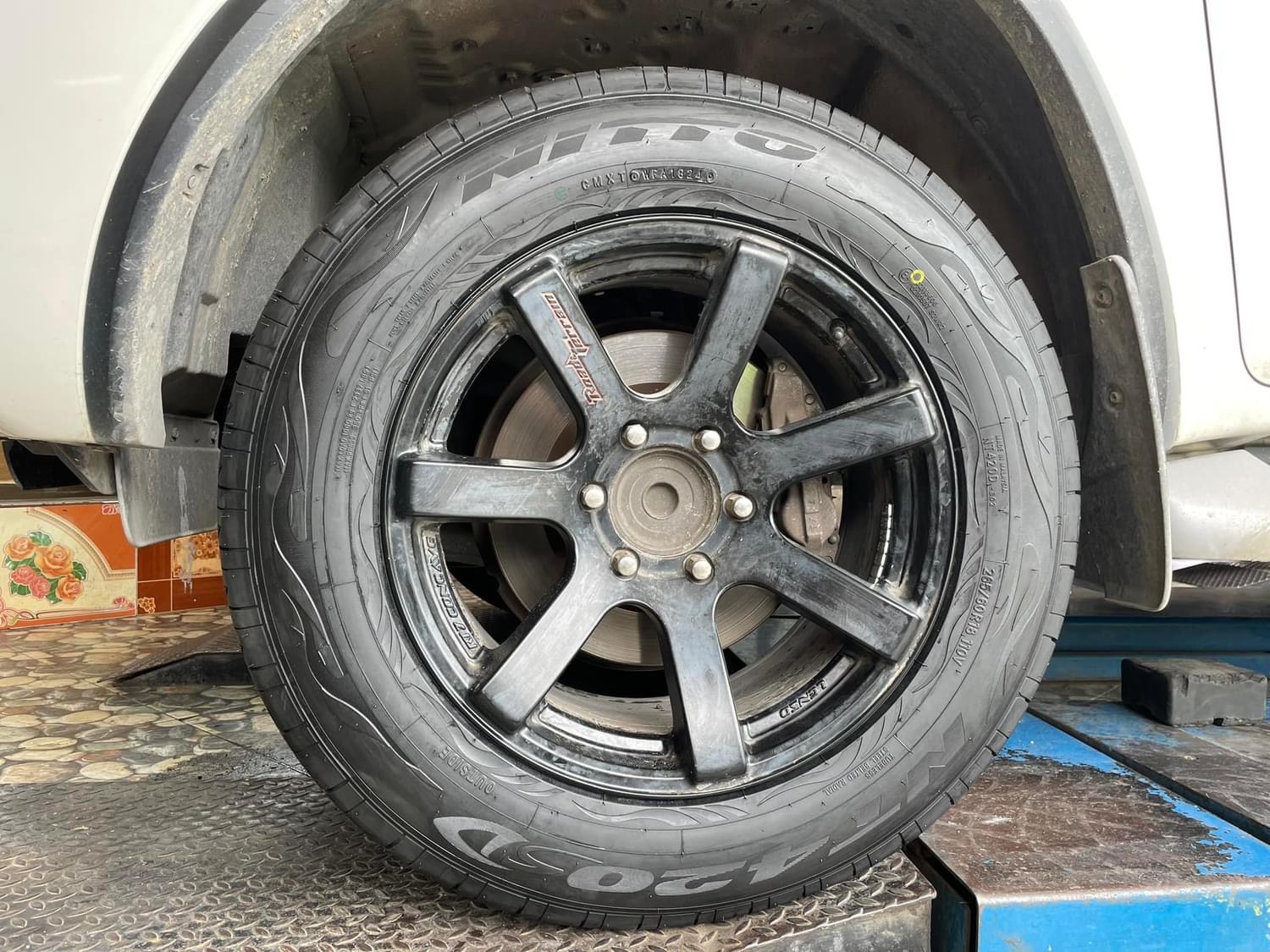 #TOYOTA_FORTUNER เปลี่ยนยาง 🛞#NITTO_NT420SD_265/60R18