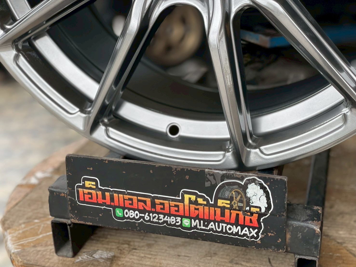 ล้อแม็กซ์ใหม่ขอบ18 #EMOTION-R Model #P01 18x8 ET35 5x114.3 สีบรอนซ์ซิลเวอร์