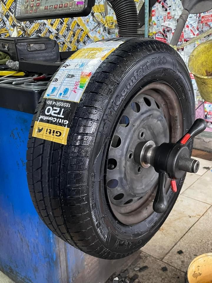 เปลี่ยนยาง🛻 #NISSAN_MARCH 🛞🔥#Giti ComfortT20 185/65R14🛞