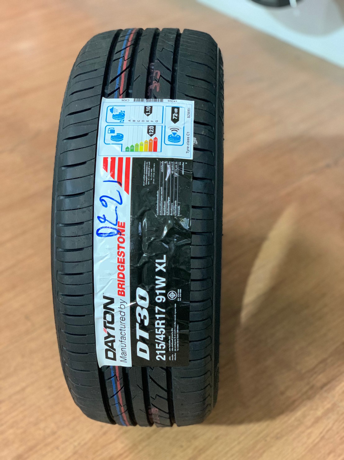 215/45R17 DAYTON BY Bridgestone ยางคุณภาพดีมาตรฐานผลิตโดยบริสโตน ยางใหม่ปี2021