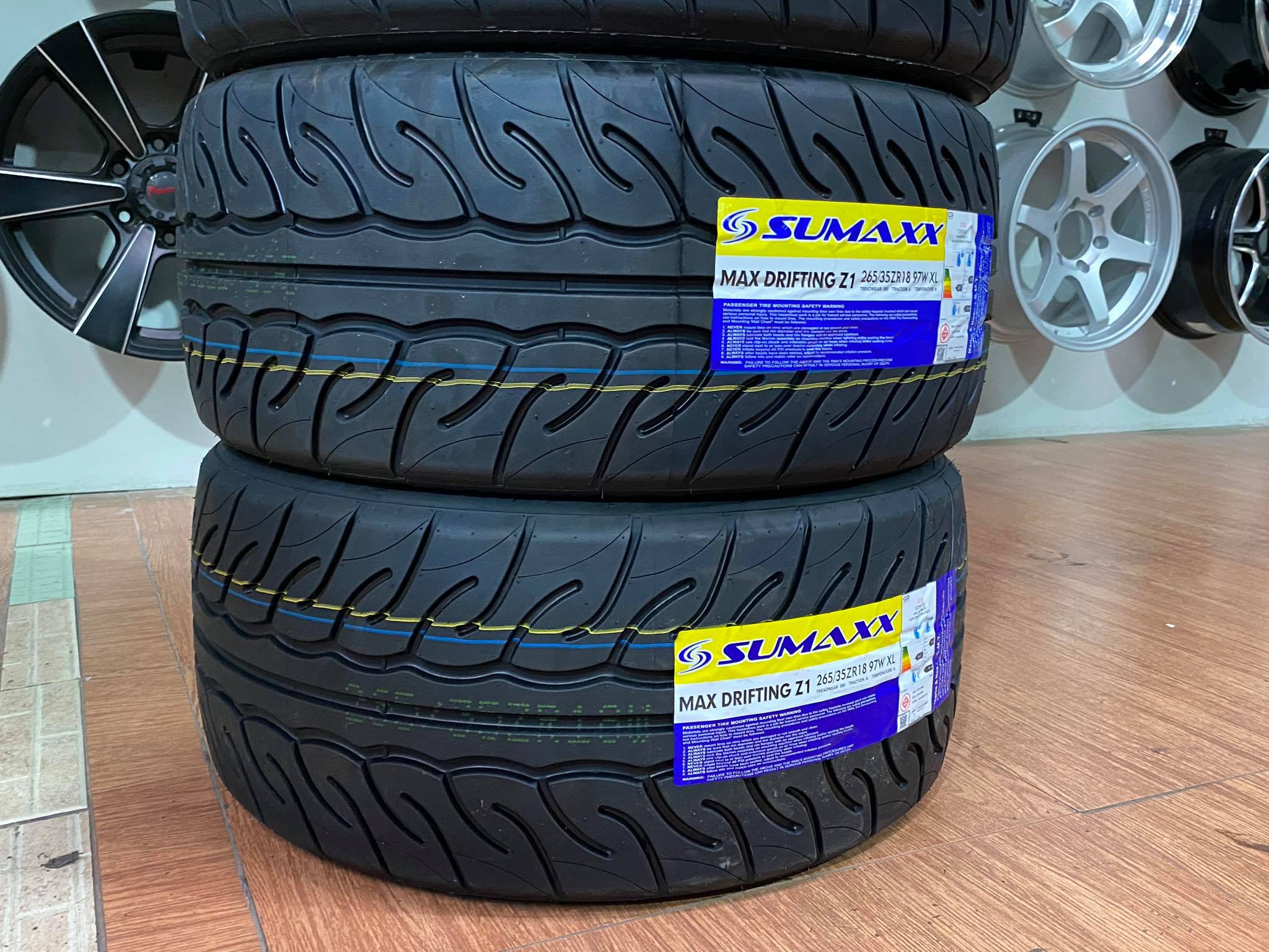ยางใหม่ลายซิ่ง Sumaxx Drifting Z1 235/40R18-265/35R18 ยางใหม่ปี2020