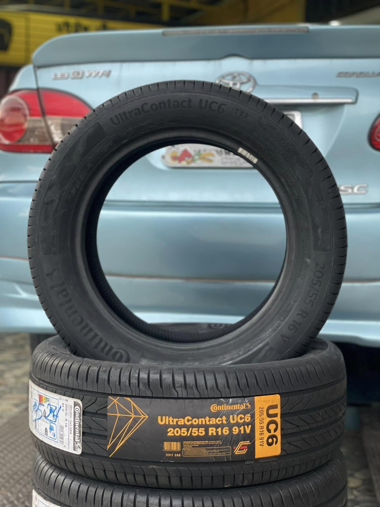 #TOYOTA_ALTIS 🚘เปลี่ยนยาง 💫 🛞#Continental_UltraContactUC6_205/55R16