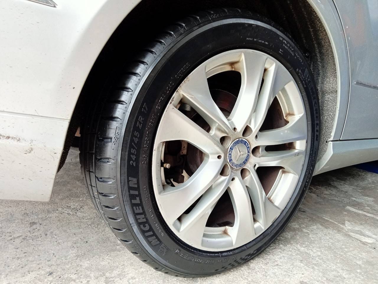 BENZ_E250 เปลี่ยนยาง🛞 #MICHELIN_PILOTSPORT5_245/45R17