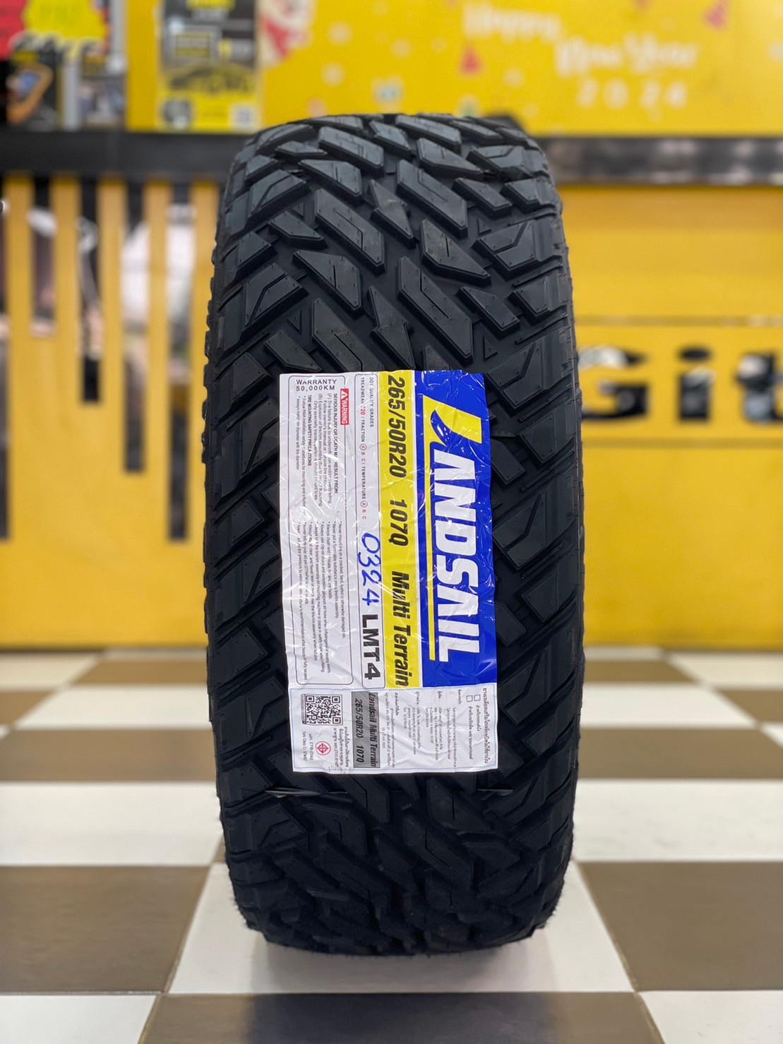 #LANDSAIL_RT_265/50R20 ยางใหม่ปี2024 ยางตัวหนังสือสีขาว