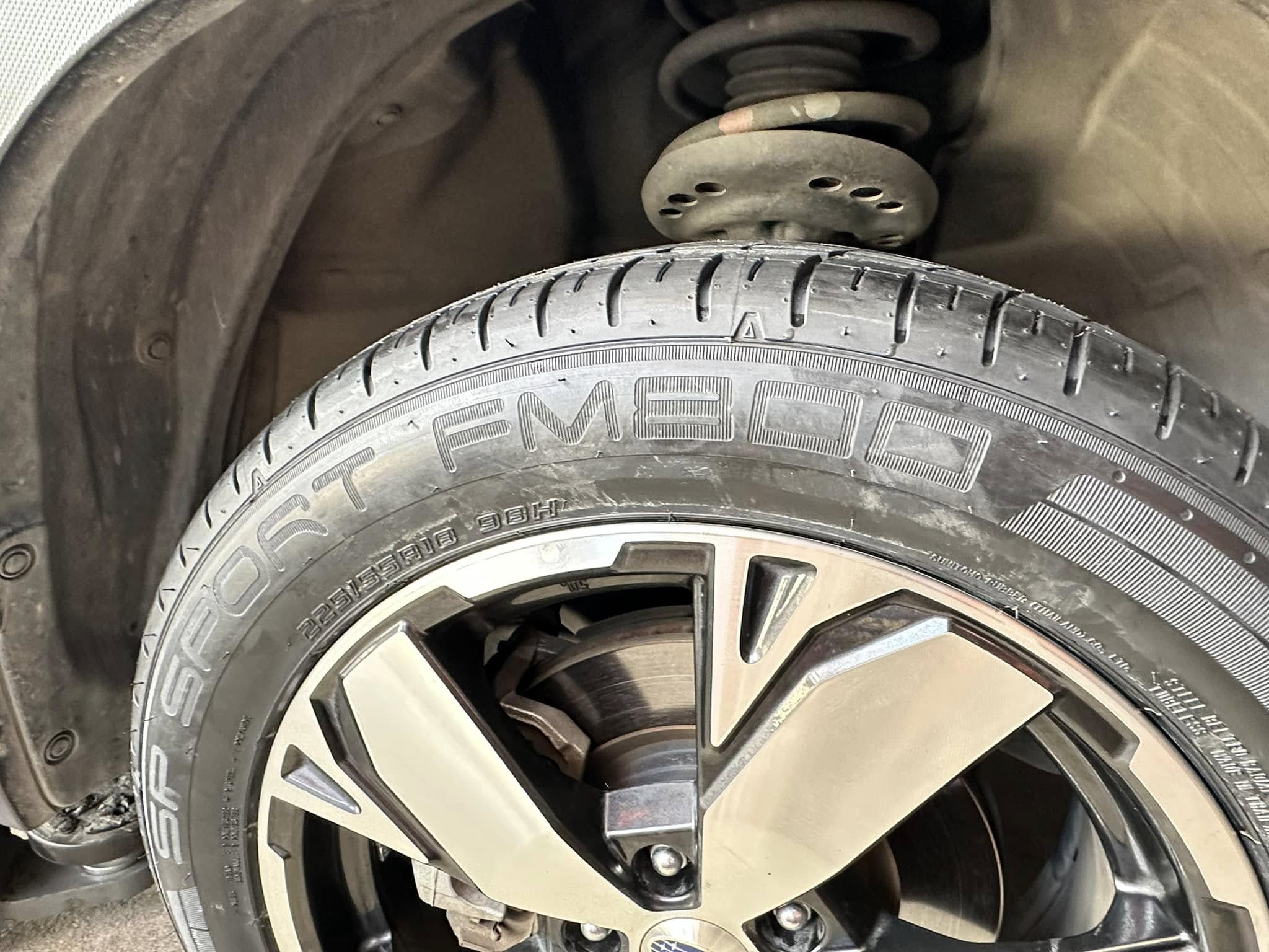 #SUBARU_FORESTER เปลี่ยนยาง ยางใหม่ DUNLOP SP SPORT FM800 225/55R18 ยางใหม่ปี2024 (โปรโมชั่นพิเศษ)
