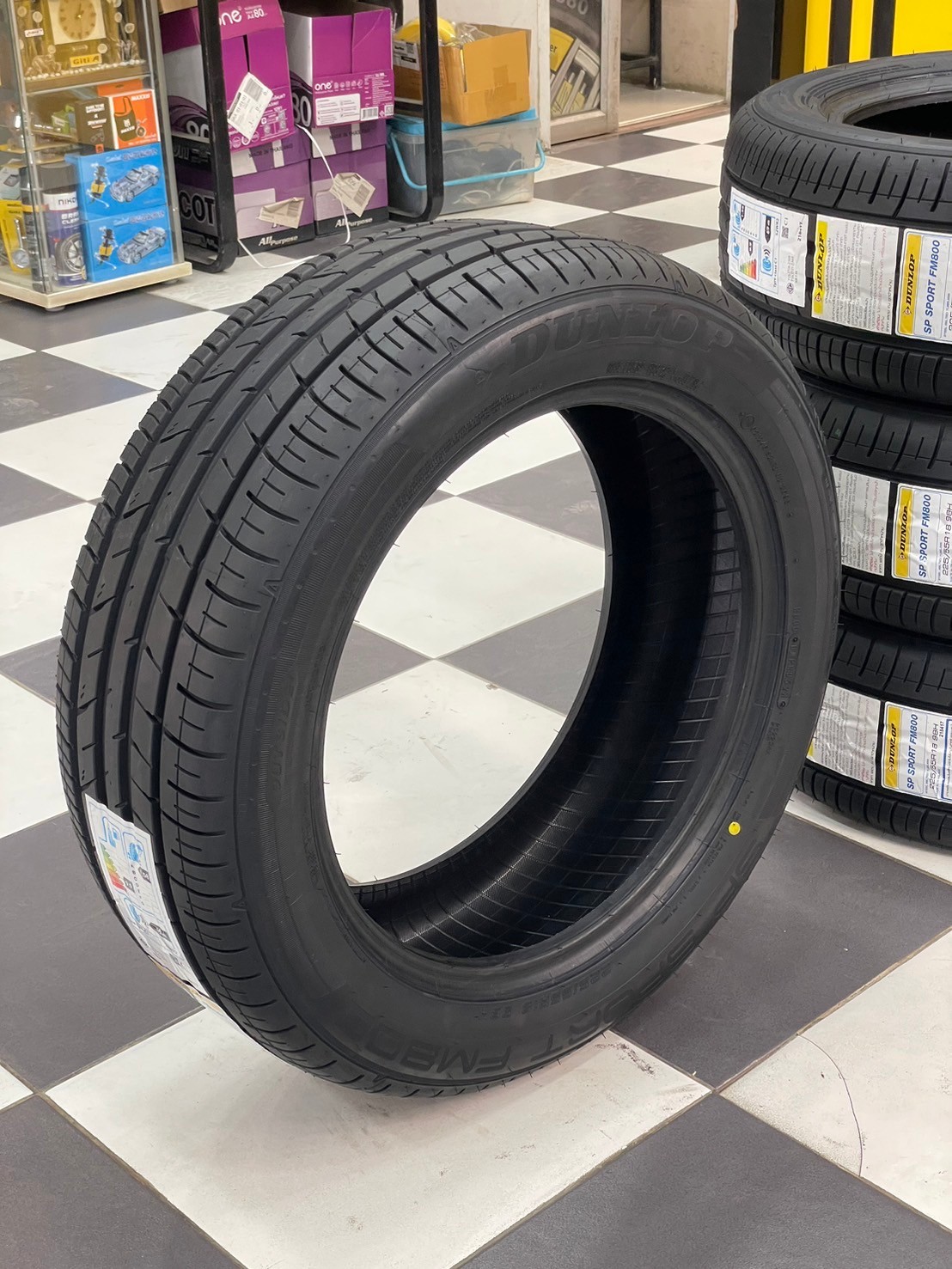 🔥🔥ราคาโปรโมชั่น🔥🔥🔥 ยางใหม่ DUNLOP SP SPORT FM800 225/55R18 ยางใหม่ปี2024