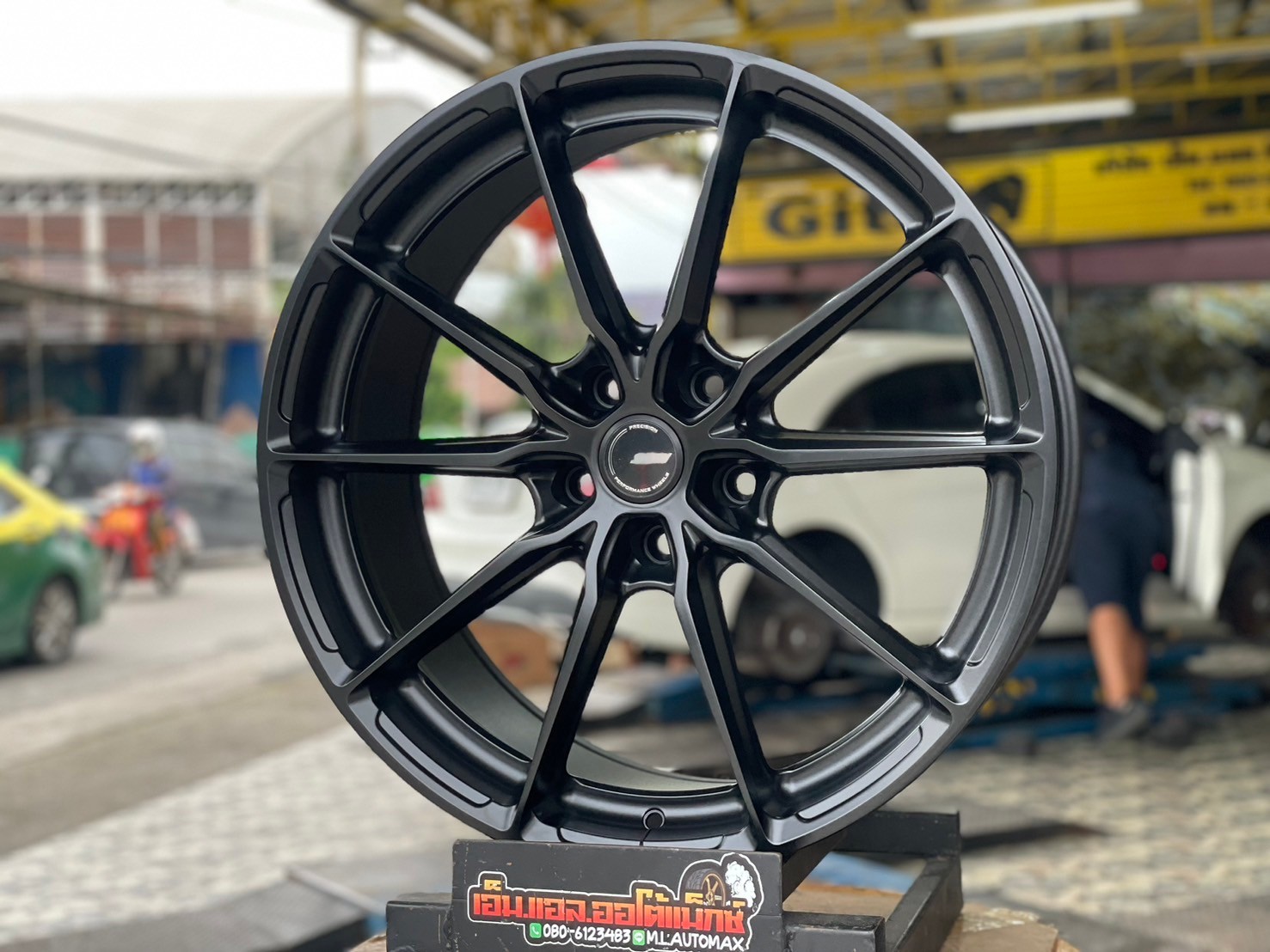 #ล้อแม็กซ์ใหม่ขอบ20 #SSW38 20x8.5 ET35 5x120 สีดำด้าน สวยลงตัว ก้านสวยคมทุกมิติ
