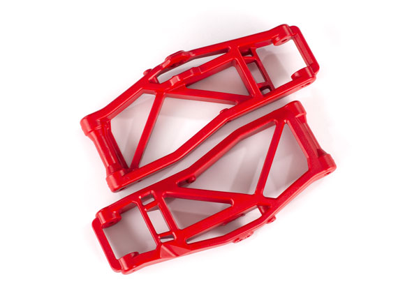 8999R Suspension arms, lower, red (left and right, front or rear) (2) (for use with #8995 WideMaxx® suspension kit)
