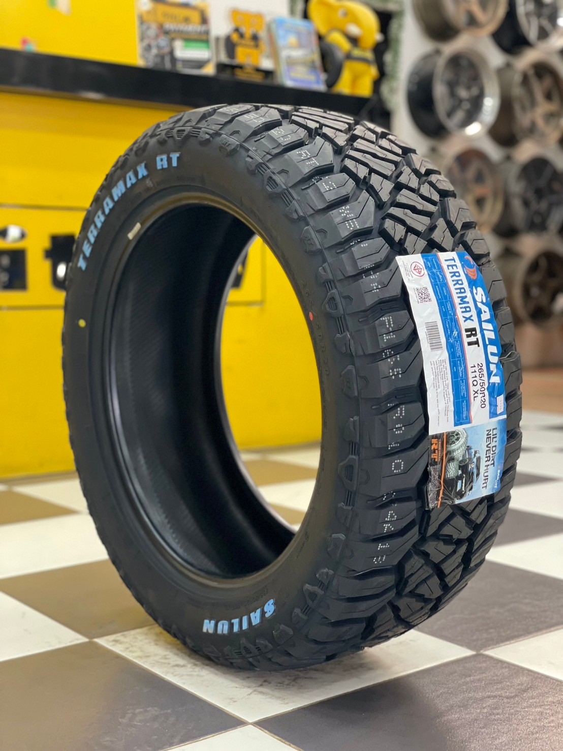 ยาง Sailun Terramax RT 265/50R20 ยางใหม่ปี2024 " หล่อ ดุดัน ยางตัวหนังสือสีขาว "