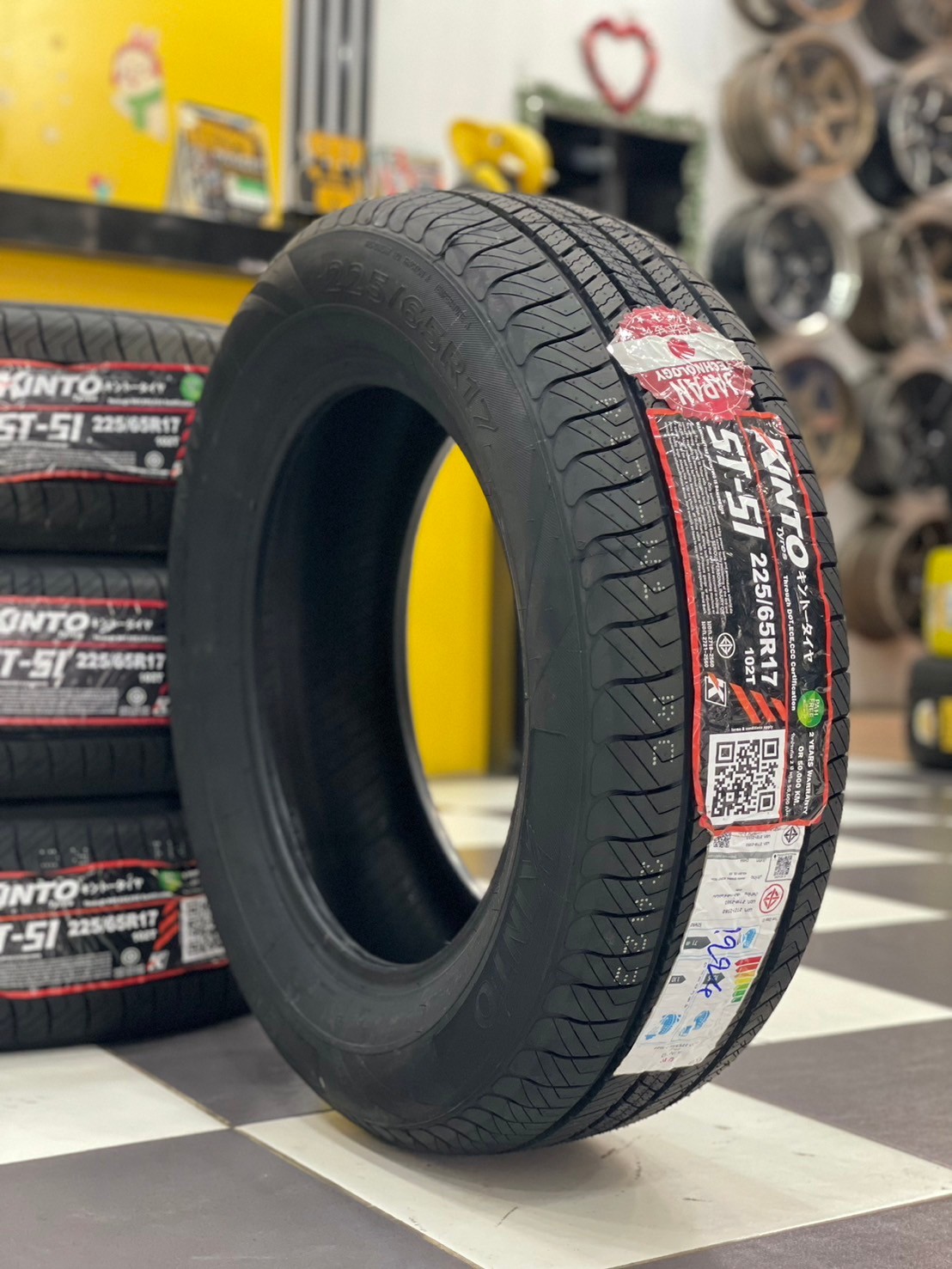#ยางใหม่คินโต๊ะ #KINTO-ST51 225/65R17 ยางใหม่ปี2024