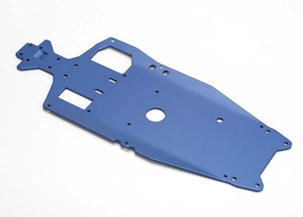 5522 Chassis, 6061-T6 aluminum (3mm) (anodized blue)/ adhesive foam pad (1)
