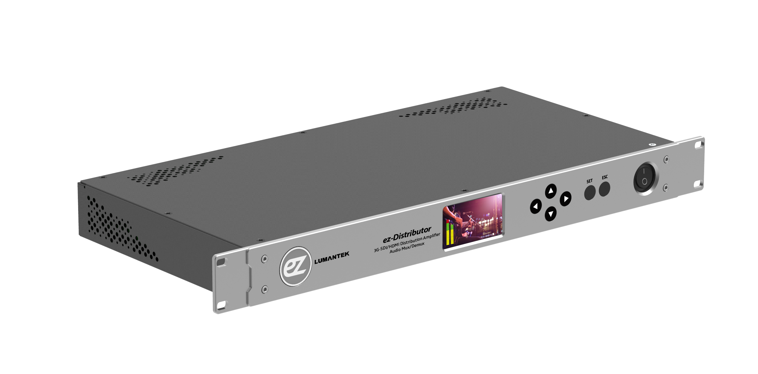 Lumantek EZ-Distributor 12 x 3G-SDI / 2 x HDMI DISTRIBUTION AMPLIFIER with Audio Embedder / De-embedder