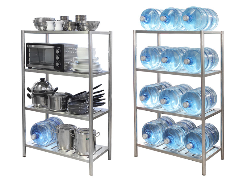 100391107 Seagull ชั้นวางของสเตนเลสสตีล 4 ชั้น 120x50x150 ซม.ซีกัล