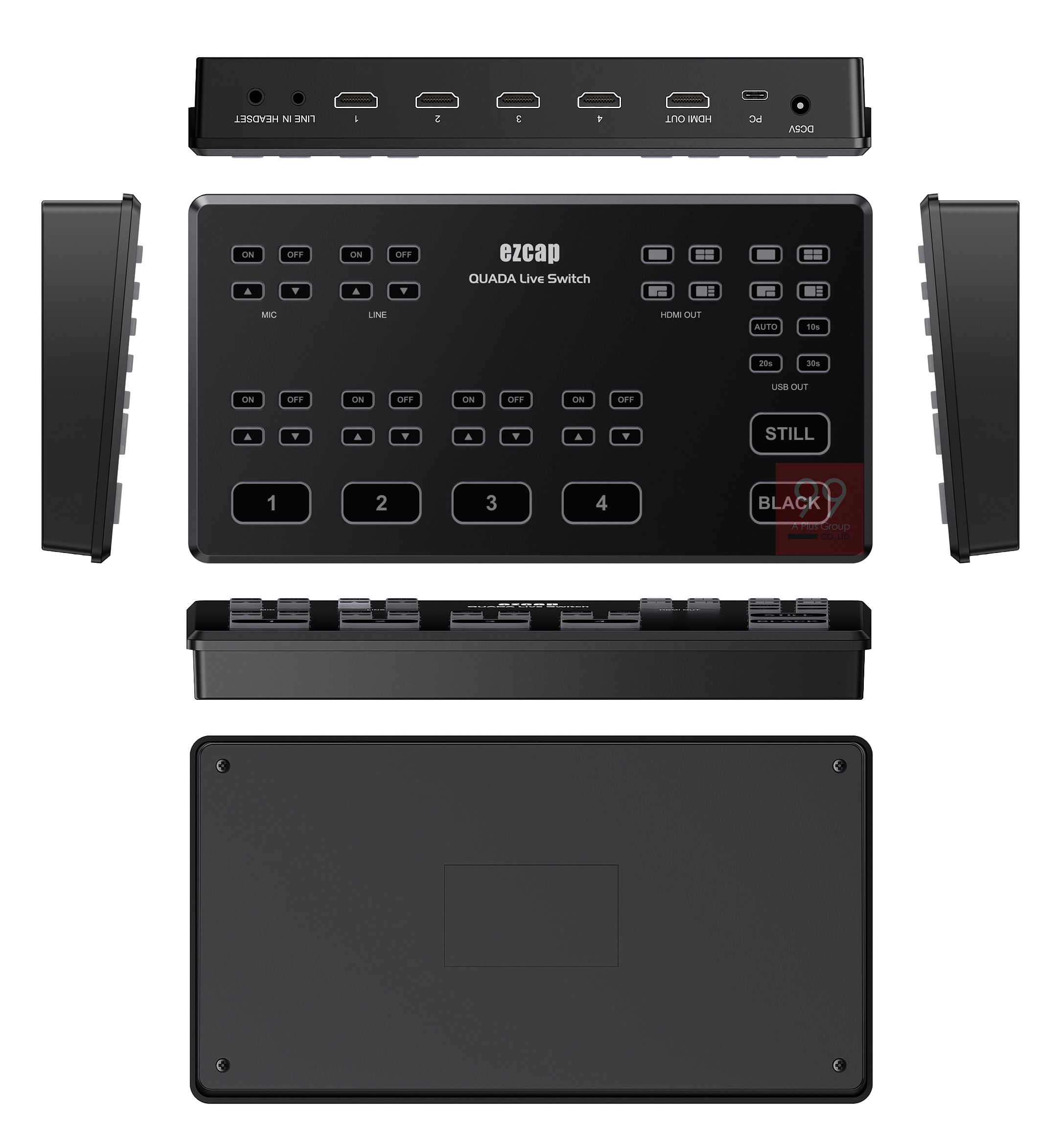 ezcap328 QUADA Live Switch