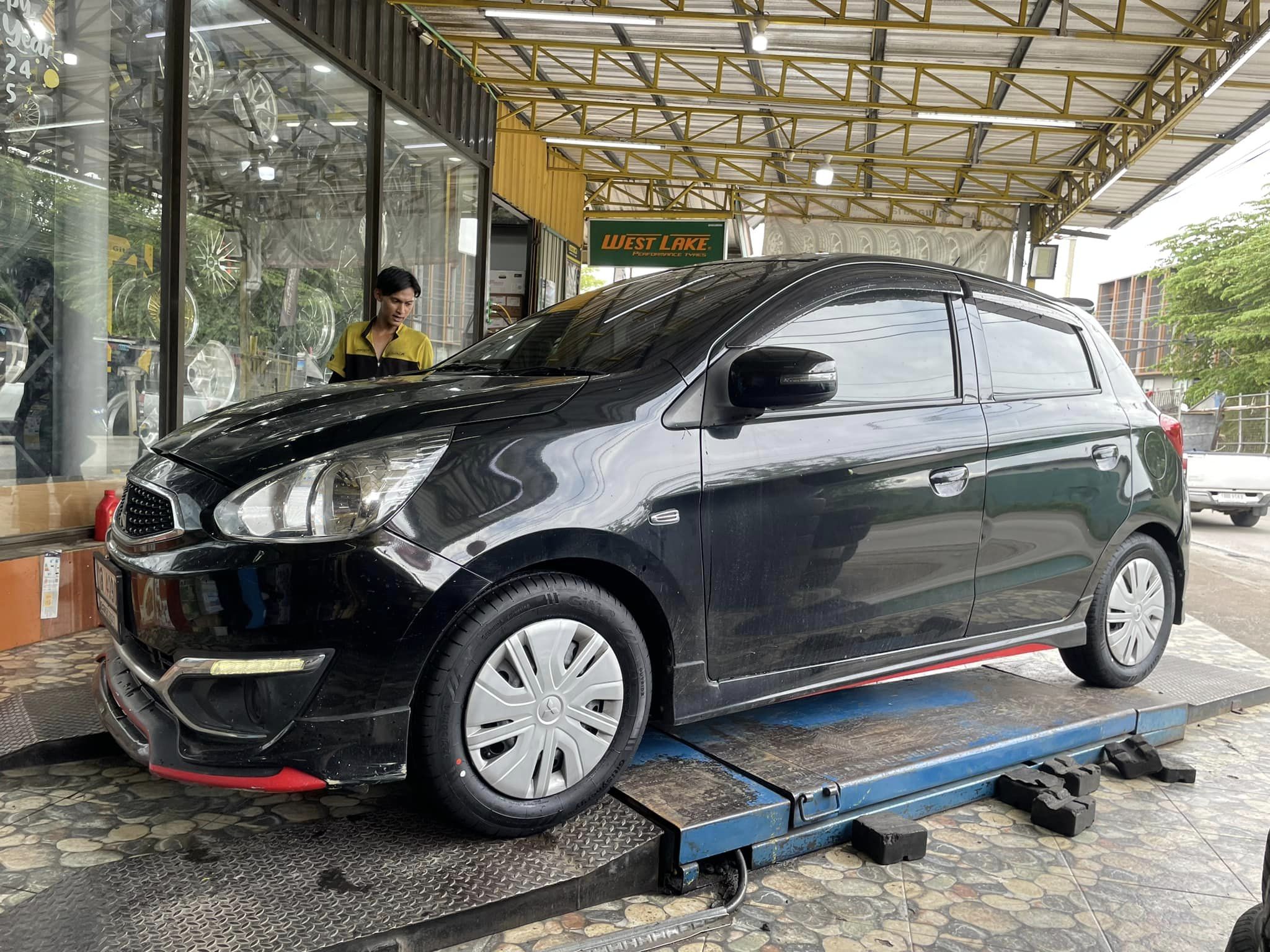 #MITSUBISHI_MIRAGE❤️ #GITI_SYNERGY_H2 175/65R14