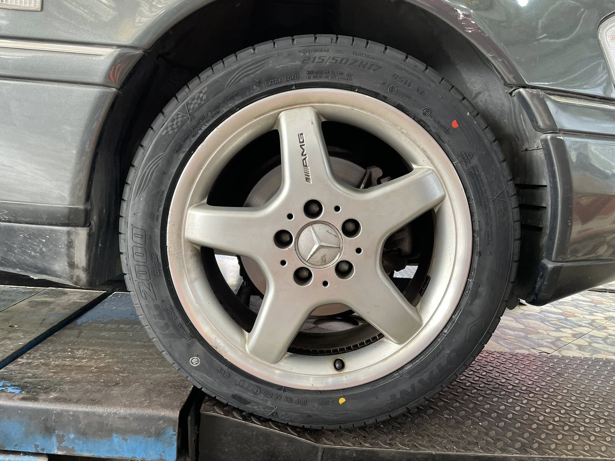 BENZ_C220 เปลี่ยนยาง 🛞🐘#OTANI_KC2000_215/50R17