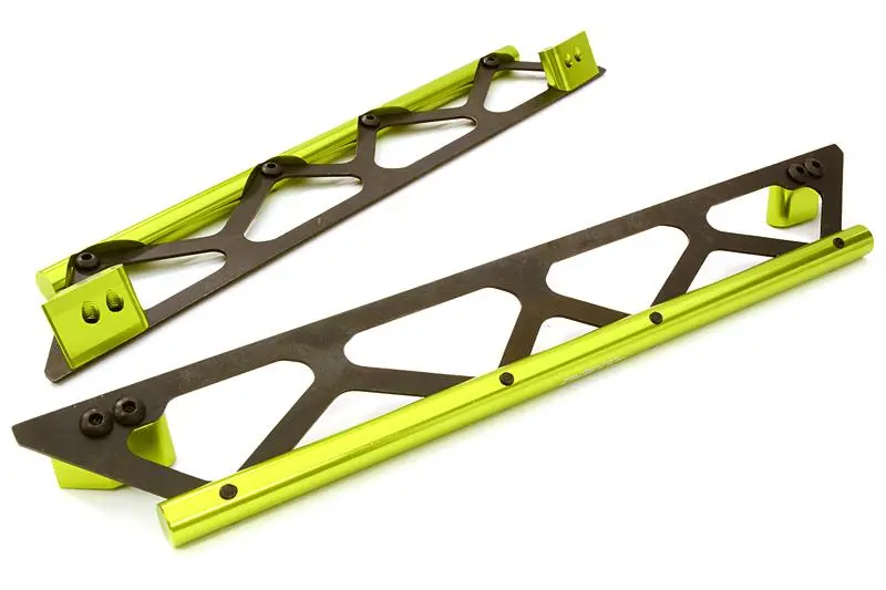 INT-C26834GREEN Machined Side Protection Nerf Bars for Traxxas X-Maxx 4X4
