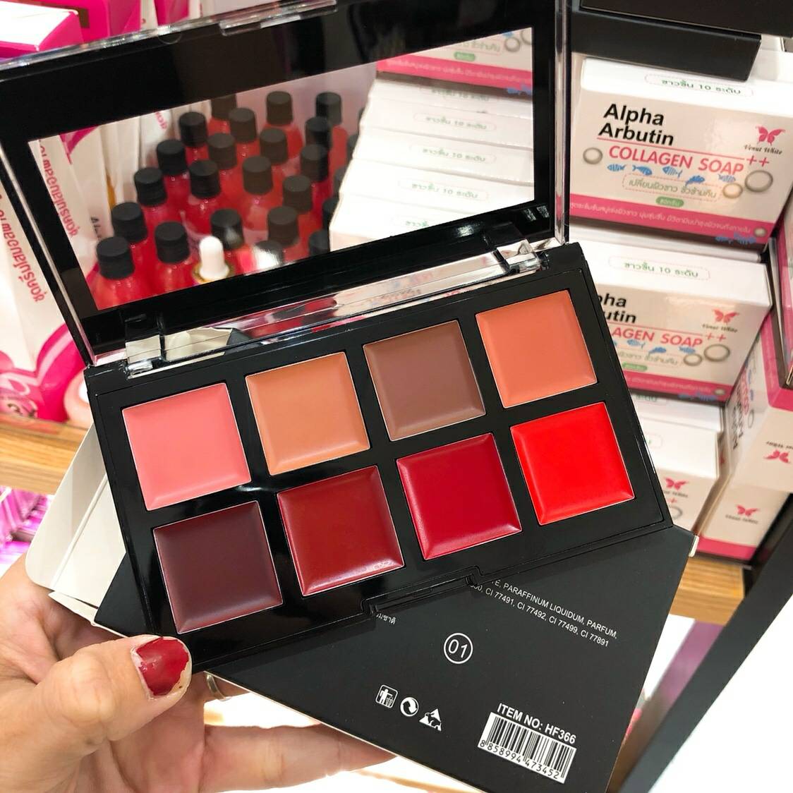 Sivanna Colors Professional lipstick palette HF366 ลิปสติกพาเลท