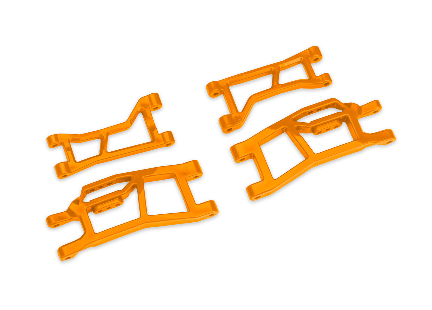 10725-ORNG Orange WideMaxx Front Upper & Lower HD Suspension Arms