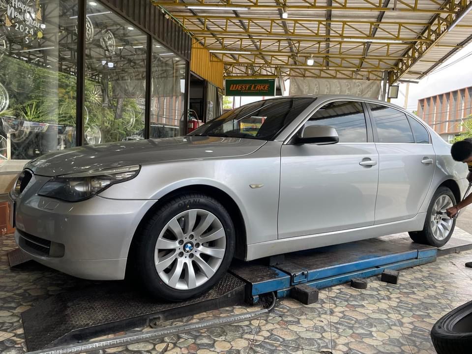 🚘 #BMW_520d🛞 เปลี่ยนยาง #OTANI #KC2000 225/50R17🔥 🔥🔥