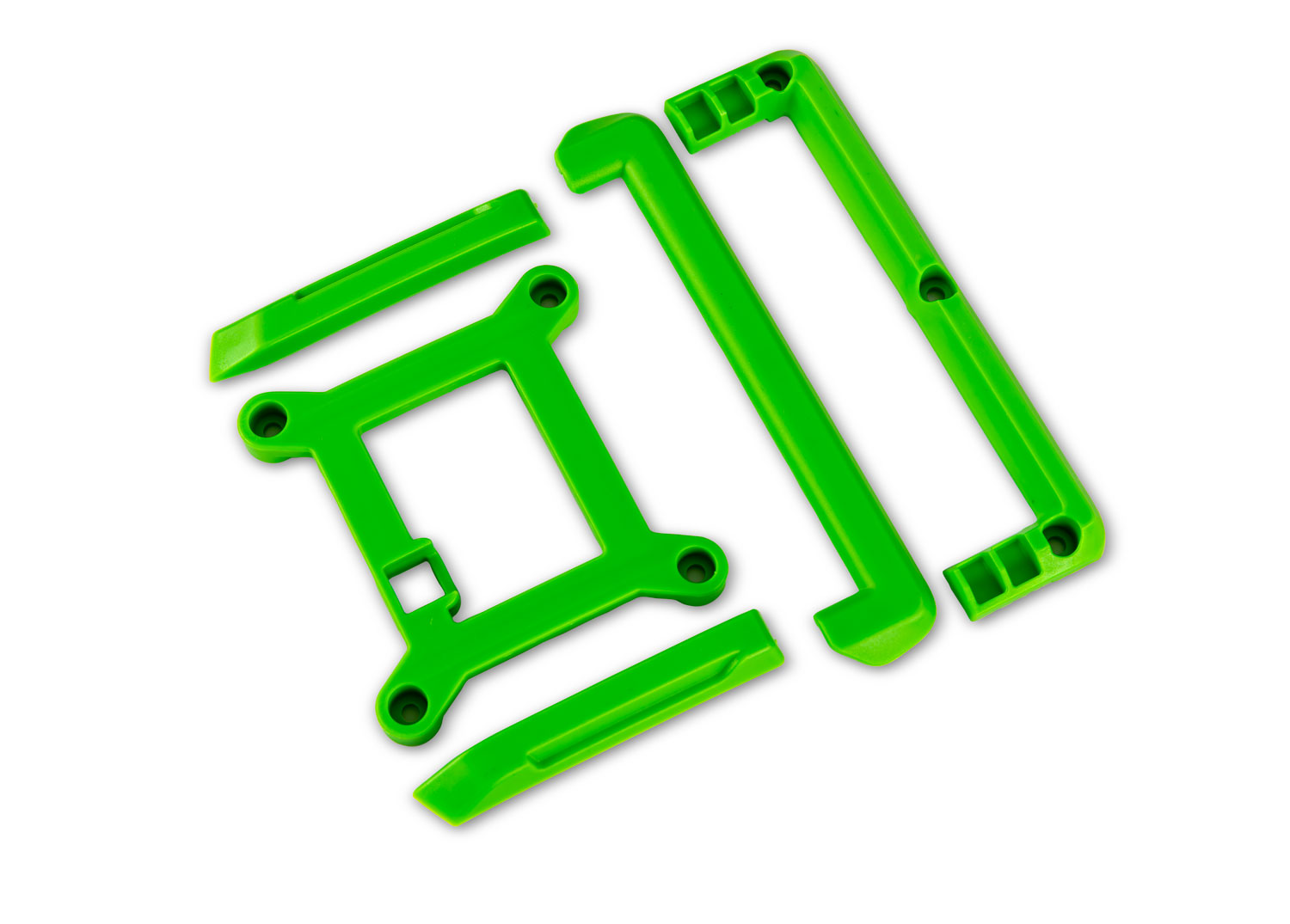 10717-GRN Skid plate (roof)/ tailgate protector (green)/ mounts (2)/ 3x8mm BCS (7) (fits #10711 body)