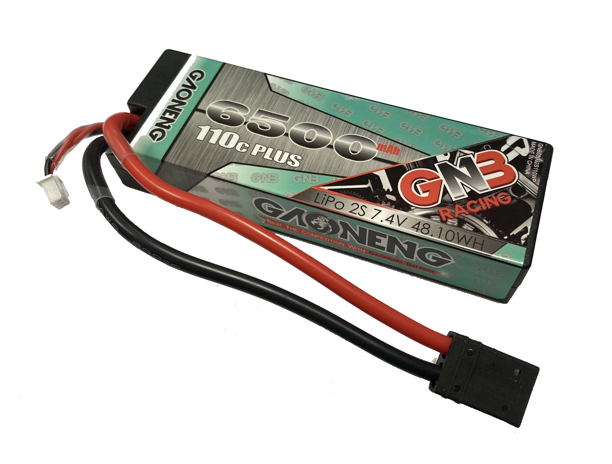 2S 6500mAh 110C GNBTX GNBTX 6500 mAh 7.4V 2s 110c (ปลั๊กTRX)